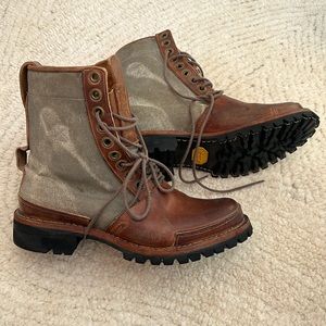 Distressed Timberland Boots